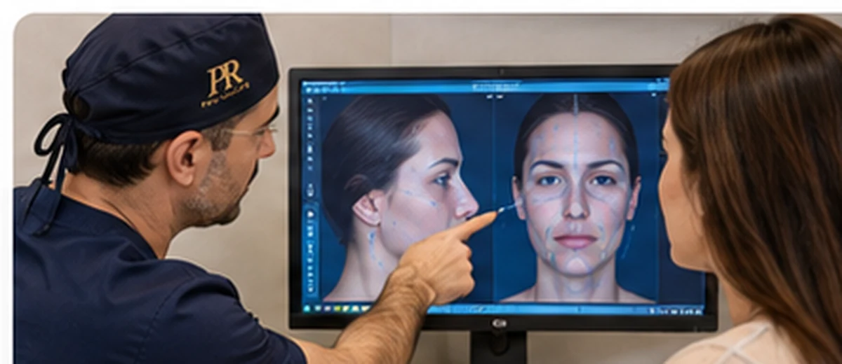 Planificación profesional de una cirugía facial